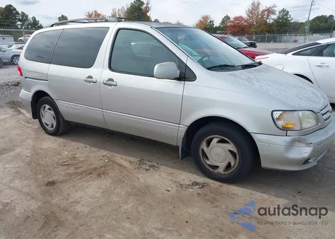 2003 Toyota Sienna Le из США, поврежденный, VIN 4T3ZF13C83U555425